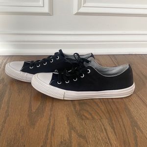 Converse Chuck Taylor All Star Womens Gemma Ox Sneakers Size 7 Black 554425C